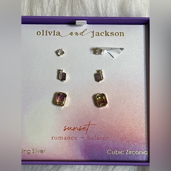 Olivia and Jackson Sterling Silver Earrings - Picture 2 of 11